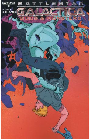 Battlestar Galactica: Gods and Monsters 3A published by Dynamite with cover art by Alec Morgan