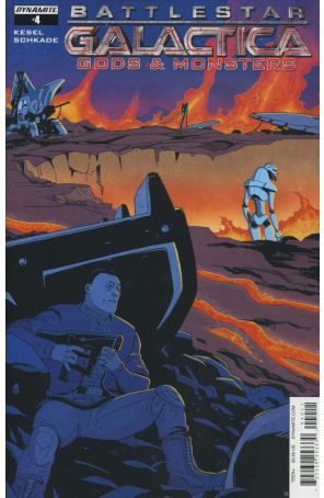 Battlestar Galactica: Gods and Monsters 4A published by Dynamite with cover art by Alec Morgan