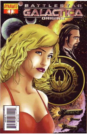 Battlestar Galactica: Origins 1A published by Dynamite with cover art by Fabio Laguna