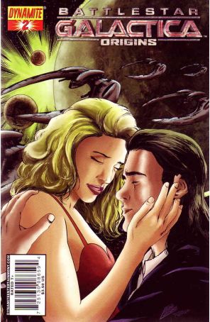 Battlestar Galactica: Origins 2A published by Dynamite with cover art by Fabio Laguna