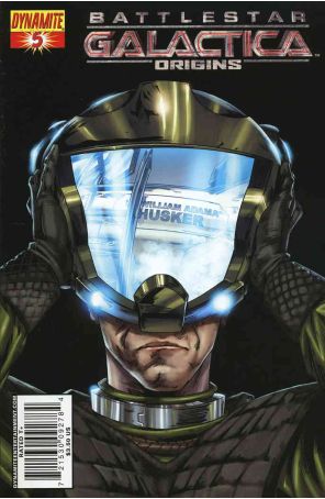 Battlestar Galactica: Origins 5A published by Dynamite with cover art by Jonathan Lau