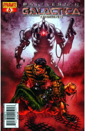 Battlestar Galactica: Origins 6A published by Dynamite with cover art by Jonathan Lau