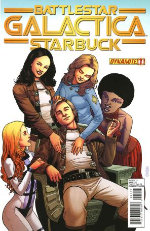 Battlestar Galactica: Starbuck (2nd Series) 1 published by Dynamite with cover art by Sean Chen