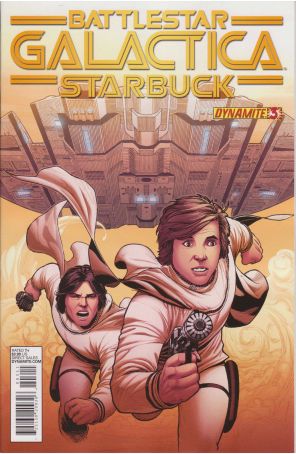 Battlestar Galactica: Starbuck (2nd Series) 3 published by Dynamite with cover art by Sean Chen