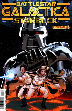Battlestar Galactica: Starbuck (2nd Series) 4 published by Dynamite with cover art by Sean Chen