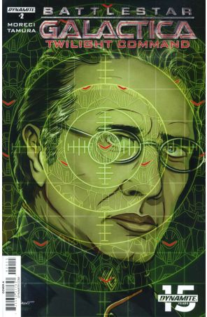 Battlestar Galactica: Twilight Command 2A published by Dynamite with cover art by Brent Schoonover