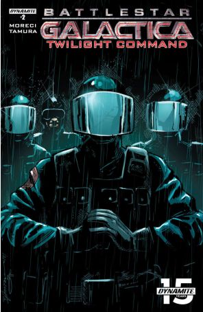 Battlestar Galactica: Twilight Command 2B published by Dynamite with cover art by Breno Temura