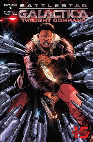 Battlestar Galactica: Twilight Command 5B published by Dynamite with cover art by Breno Tamura