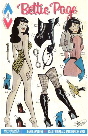 Bettie Page (Dynamite) 4B published by Dynamite with cover art by Scott Chantler