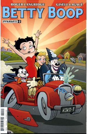 Betty Boop (Dynamite) 2A published by Dynamite with cover art by Roger Langridge