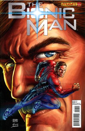 Bionic Man (Vol. 1) 17B published by Dynamite with cover art by Ed Tadeo