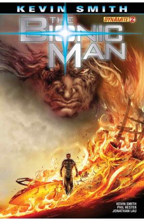 Bionic Man (Vol. 1) 2B published by Dynamite with cover art by Jonathan Lau