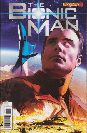 Bionic Man (Vol. 1) 20A published by Dynamite with cover art by Mike Mayhew