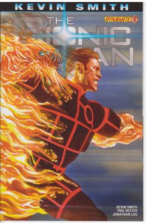 Bionic Man (Vol. 1) 9A published by Dynamite with cover art by Alex Ross