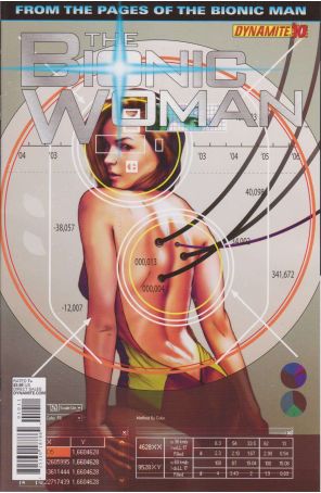 Bionic Woman (Dynamite) 10 published by Dynamite with cover art by Erik Jones