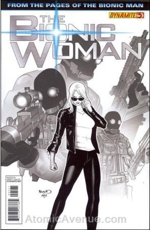 Bionic Woman (Dynamite) 5A published by Dynamite with cover art by Paul Renaud