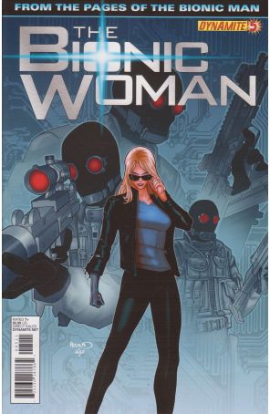 Bionic Woman (Dynamite) 5 published by Dynamite with cover art by Paul Renaud