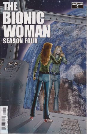 Bionic Woman: Season Four 4 published by Dynamite with cover art by David T. Cabrera