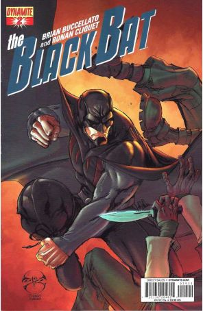 Black Bat (Dynamite, Vol. 1) 2B published by Dynamite with cover art by Joe Benitez
