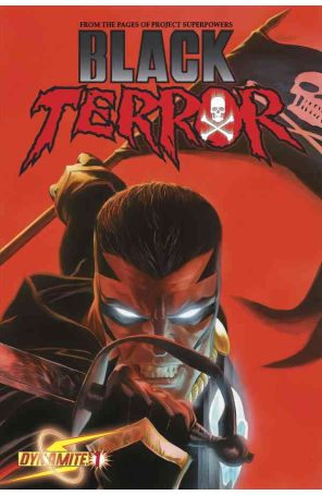 Black Terror (Dynamite) 1A published by Dynamite with cover art by Alex Ross
