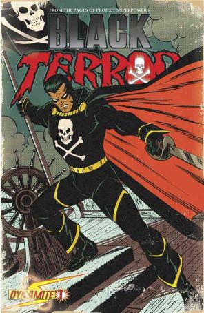 Black Terror (Dynamite) 1C published by Dynamite with cover art by John Romita Sr