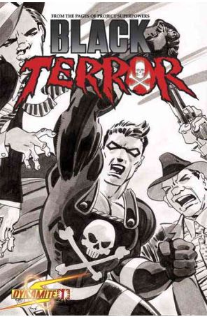 Black Terror (Dynamite) 1E published by Dynamite with cover art by Tim Sale