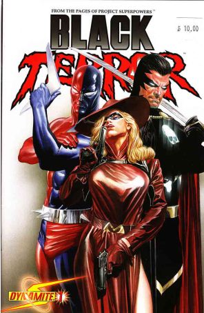 Black Terror (Dynamite) 1F published by Dynamite with cover art by Alex Ross