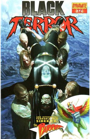 Black Terror (Dynamite) 12A published by Dynamite with cover art by Alex Ross