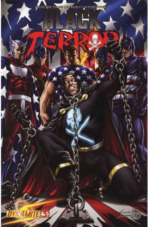 Black Terror (Dynamite) 3B published by Dynamite with cover art by Mike Lilly