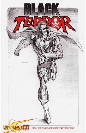 Black Terror (Dynamite) 3C published by Dynamite with cover art by Mark Texeira