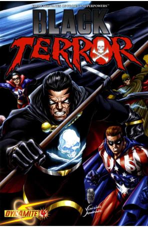 Black Terror (Dynamite) 4B published by Dynamite with cover art by Mike Lilly