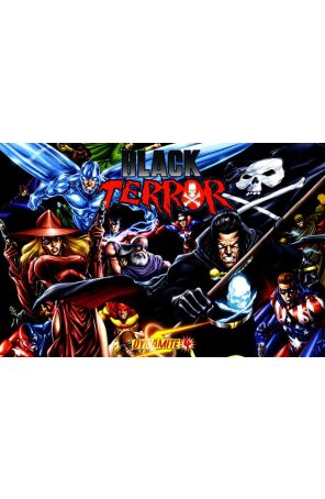 Black Terror (Dynamite) 4D published by Dynamite with cover art by Mike Lilly