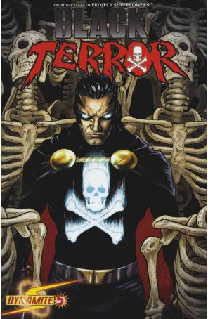 Black Terror (Dynamite) 5C published by Dynamite with cover art by Stephen Sadowski
