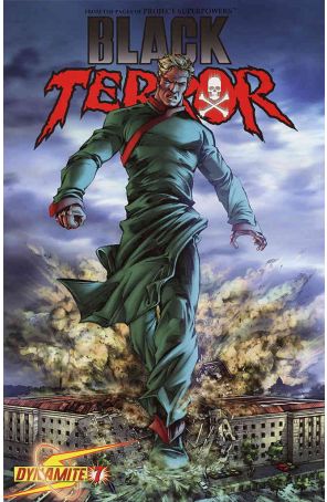 Black Terror (Dynamite) 7B published by Dynamite with cover art by Jonathan Lau