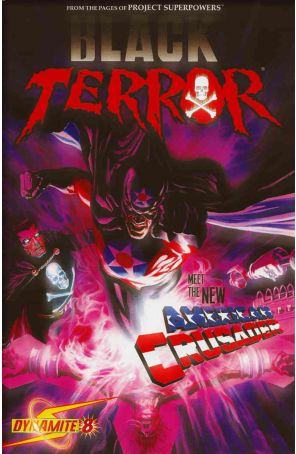 Black Terror (Dynamite) 8A published by Dynamite with cover art by Alex Ross