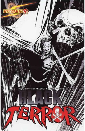 Black Terror (Dynamite) 9B published by Dynamite with cover art by Mike Lilly