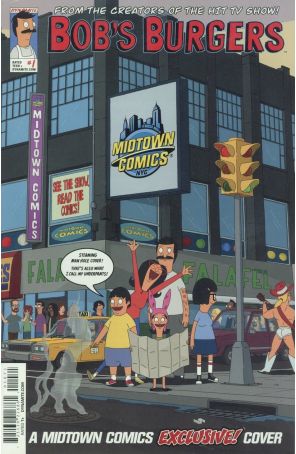 Bob's Burgers 1V published by Dynamite with cover art by Hector Reynoso