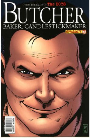 Boys: Butcher, Baker, Candlestickmaker 1 published by Dynamite with cover art by Darick Robertson