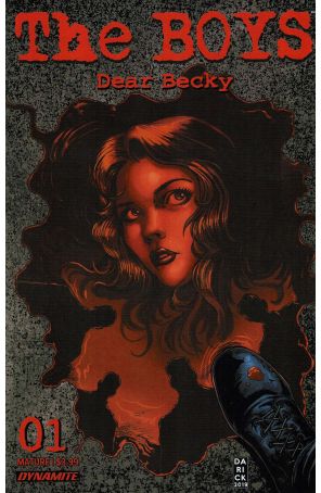 Boys: Dear Becky 1 published by Dynamite with cover art by Darick Robertson
