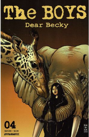 Boys: Dear Becky 4A published by Dynamite with cover art by Darick Robertson