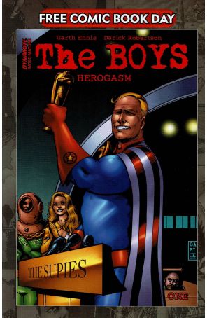 Boys: Herogasm 1 (2nd) published by Dynamite with cover art by Darick Robertson
