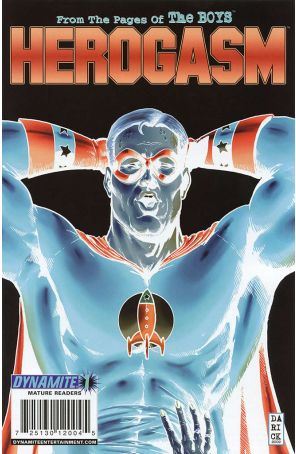Boys: Herogasm 1A published by Dynamite with cover art by Darick Robertson