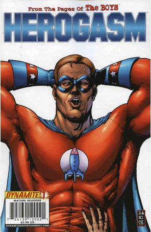 Boys: Herogasm 1 published by Dynamite with cover art by Darick Robertson