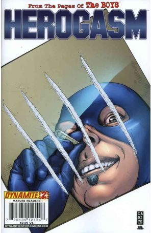 Boys: Herogasm 2 published by Dynamite with cover art by Darick Robertson