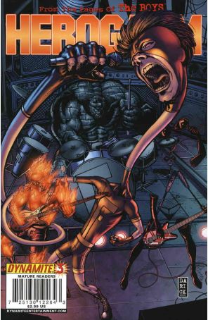 Boys: Herogasm 3 published by Dynamite with cover art by Darick Robertson