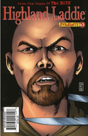 Boys: Highland Laddie 5 published by Dynamite with cover art by Darick Robertson
