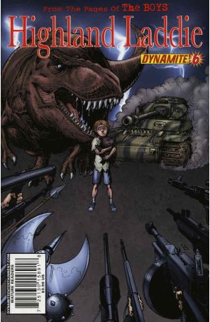 Boys: Highland Laddie 6 published by Dynamite with cover art by Darick Robertson