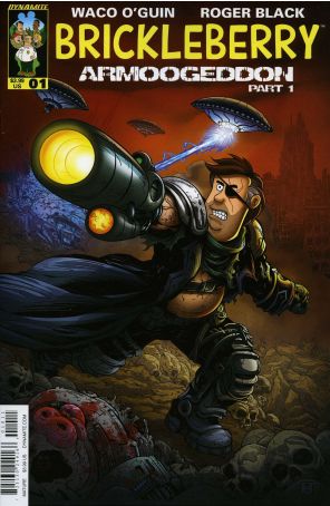 Brickleberry 1A published by Dynamite with cover art by Jeff Rebner