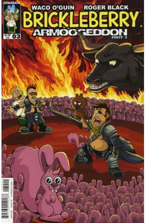 Brickleberry 3 published by Dynamite with cover art by Gerarado Fuentes Jr.