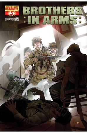 Brothers In Arms 3A published by Dynamite with cover art by Davidé Fabbri